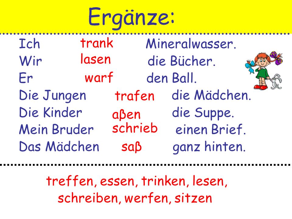 past tense of kennenlernen in german